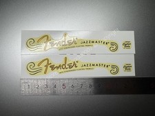 2Pcs Retro Waterslide Headstock Decals Fit For Fender USA Jazzmaster Guitar Bass