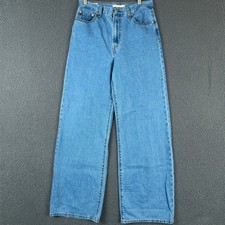 Levi's Ribcage Wide Leg Jeans Women's Size 29 Medium Wash Denim