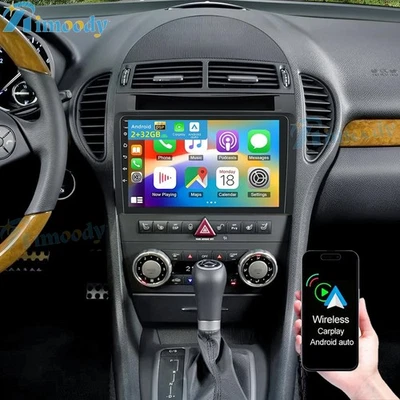 Für Mercedes-Benz SLK R171 2004-2011 Autoradio Android 15 GPS Navi WIFI Carplay - Bild 1 von 4