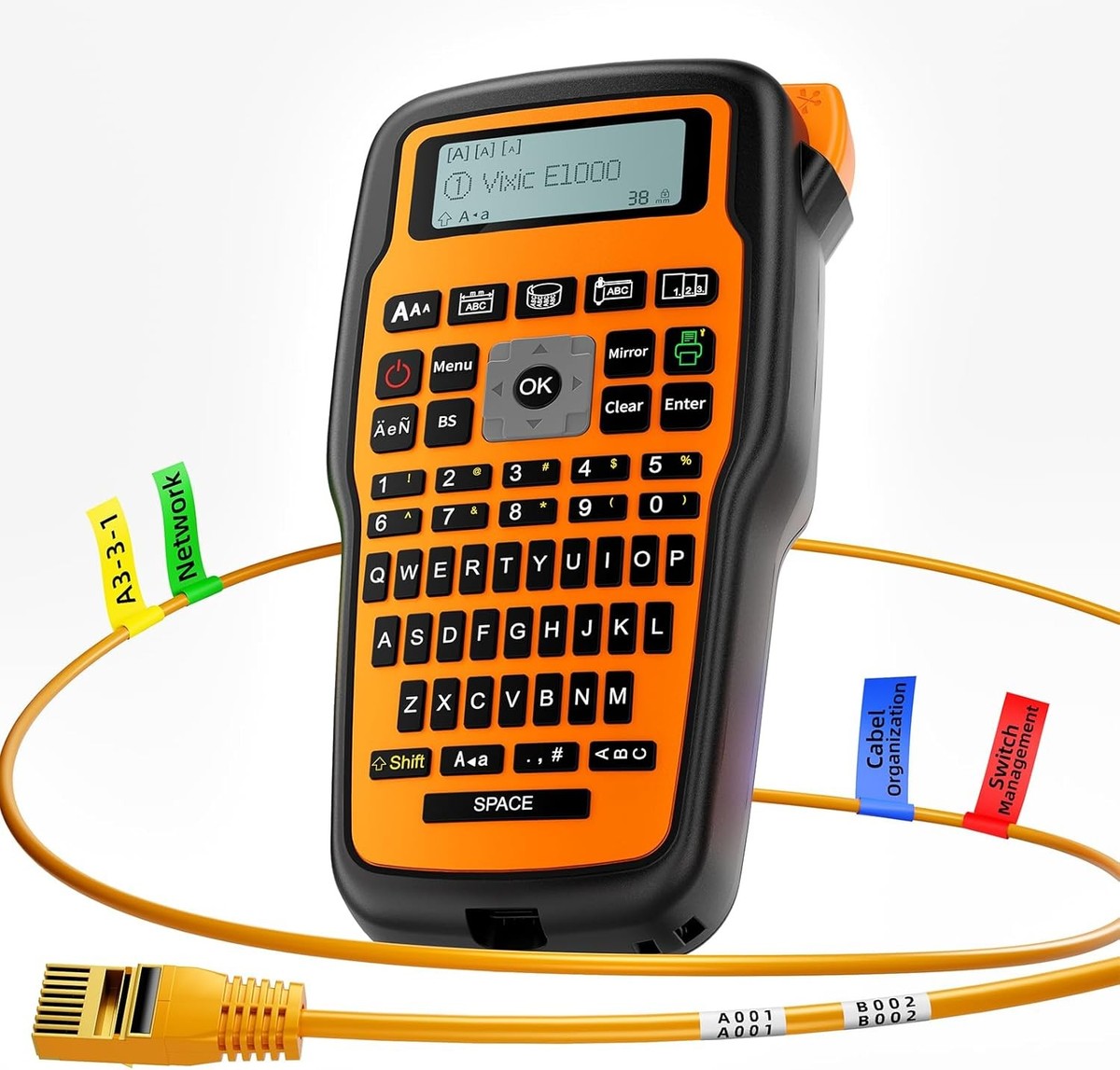 NEW! Industrial Label Maker E1000PRO Label Printer for Brother P