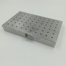 Stainless steel sterilization tray case 215mm135mm22mm surgical instrument case
