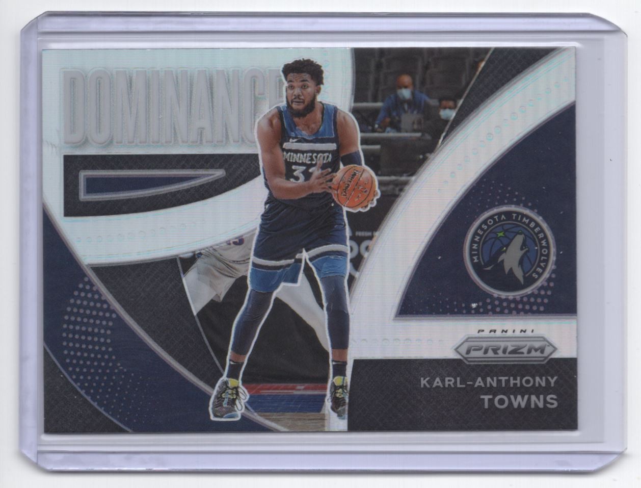 2021-22 Panini Prizm Dominance Silver Karl-Anthony Towns Minnesota Timberwolves