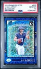 2024 Panini Donruss Optic JJ McCarthy Blue Scope Prizm RC #235 PSA 10