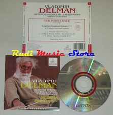 CD VLADIMIR DELMAN Symphony 9 BRUCKNER orchestra arturo toscanini lp mc dvd