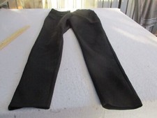 Black stretch elastic waistband pants sz s