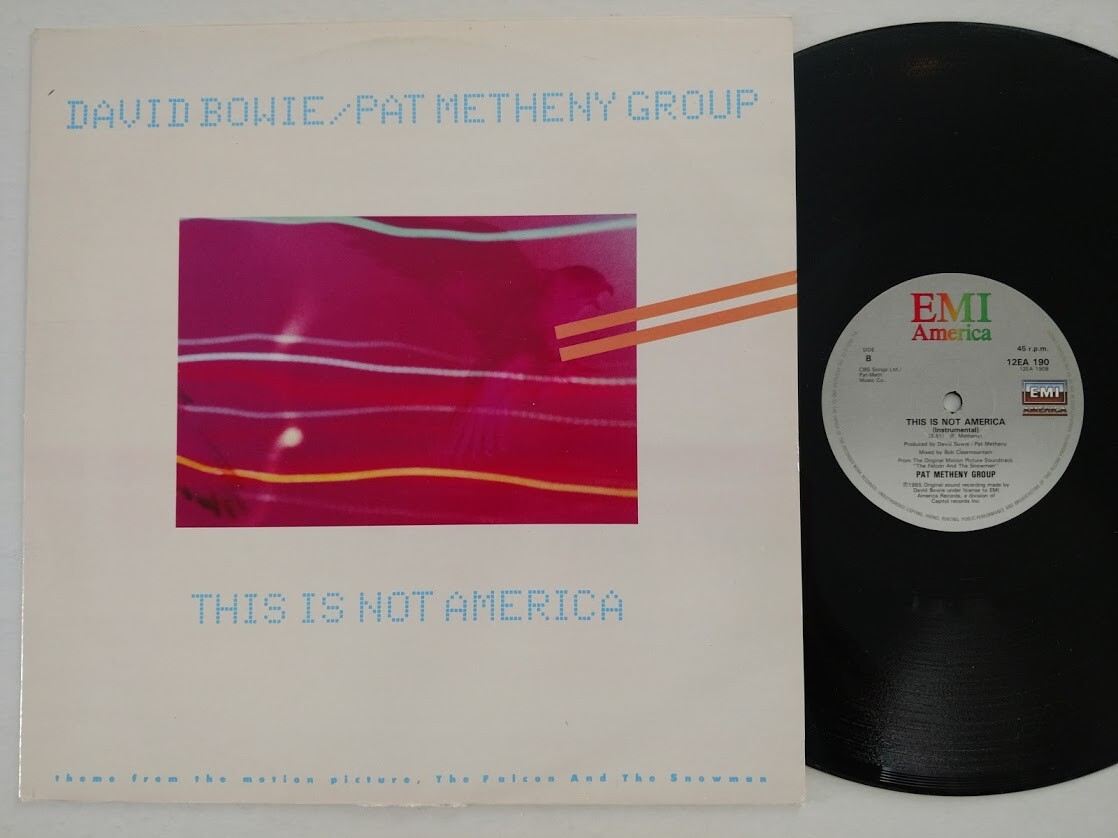 ミュージシャン Pat Metheny Group David Bowie Vintage DAVID BOWIE PAT METHENY 12