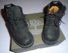Toddler Boy Black  Lace Up Casual Wear Boots By Timberland Size 8.5 M — photo 1