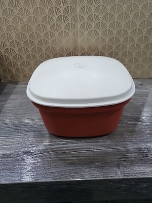 Vintage Tupperware Vierkant Dampfgarer 23x23x12,5 cm Modell 888-6 - 3 Stück