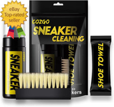 Shoe Cleaner Kit for Sneaker, Water-Free Foam Sneaker Cleaner 5.3Oz with Shoe