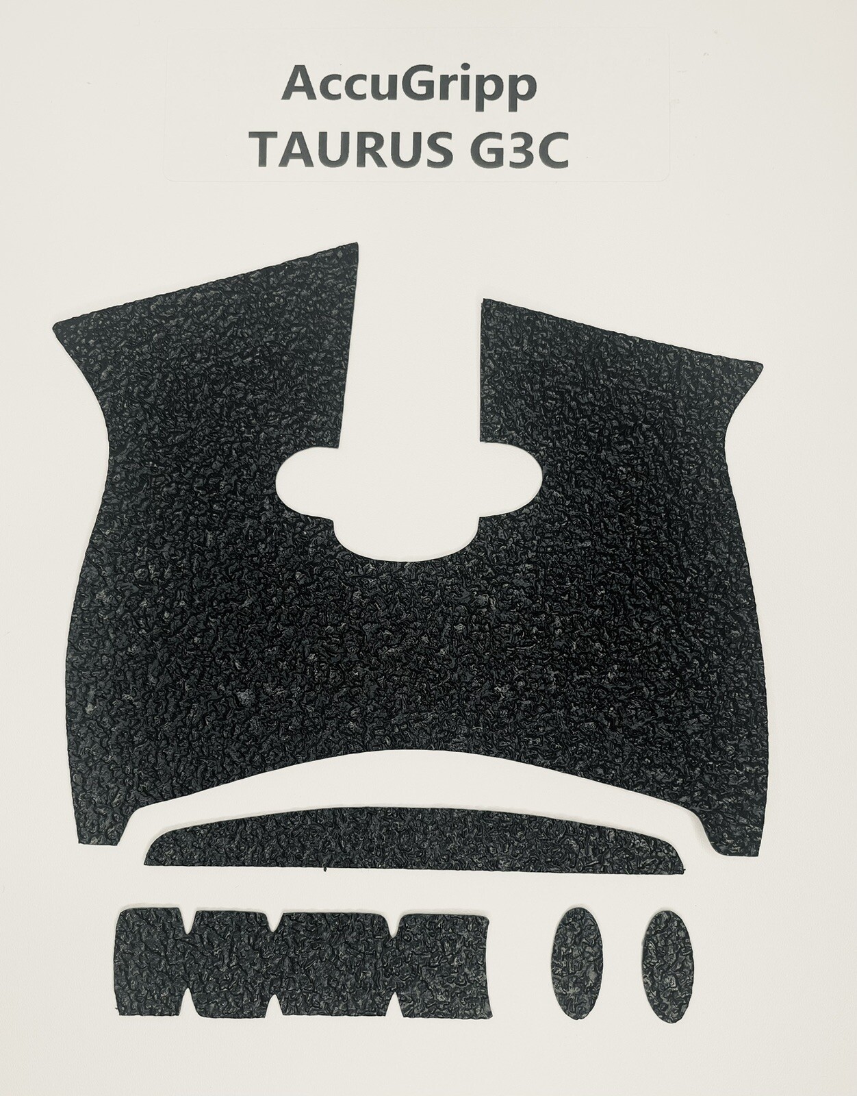 AccuGripp Taurus G3C Black Sandpaper Gun Grip Tape Made In USA!