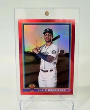 2021 Bowman 1991 Retro Julio Rodriguez Red 3/5  Mariners