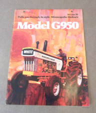 Minneapolis Moline White G950 Tractors Factory Sales Brochure ~ L@@k ~