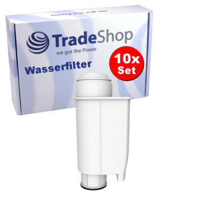 10x Wasserfilter für Philips Saeco Gaggia Carezza Prestige Illy New Baby CMF005