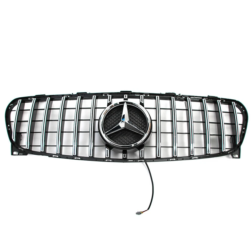 For Mercedes Benz X156 GLA250 GLA200 GLA180 2018-2020 Grille W/LED Emblem Grill Foto 2 de 4