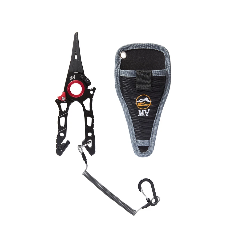 MV A1X Locking Fishing Pliers, Aluminum Split Ring-Hook Remover-Line Cutter - Image 4 of 4