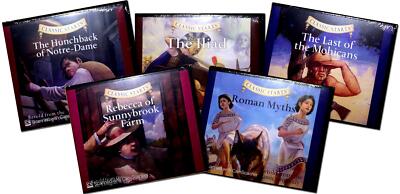 New 5 Classic Starts Audiobook Sets 46 47 48 49 50 Grade 2-6 Last of Mohicans