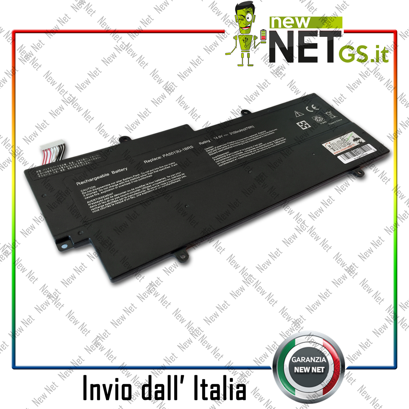 Batteria Toshiba Portege Z830-10E 14.8V 3100mAh | Ricambio Alta Qualità - 1