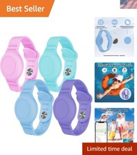 Adjustable Waterproof AirTag Bracelets for Kids - Hidden Secure Tracking  Style