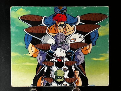Captain Ginyu Force Dragon Ball Mini Card AMADA Vintage Japanese JAPAN Very Rare