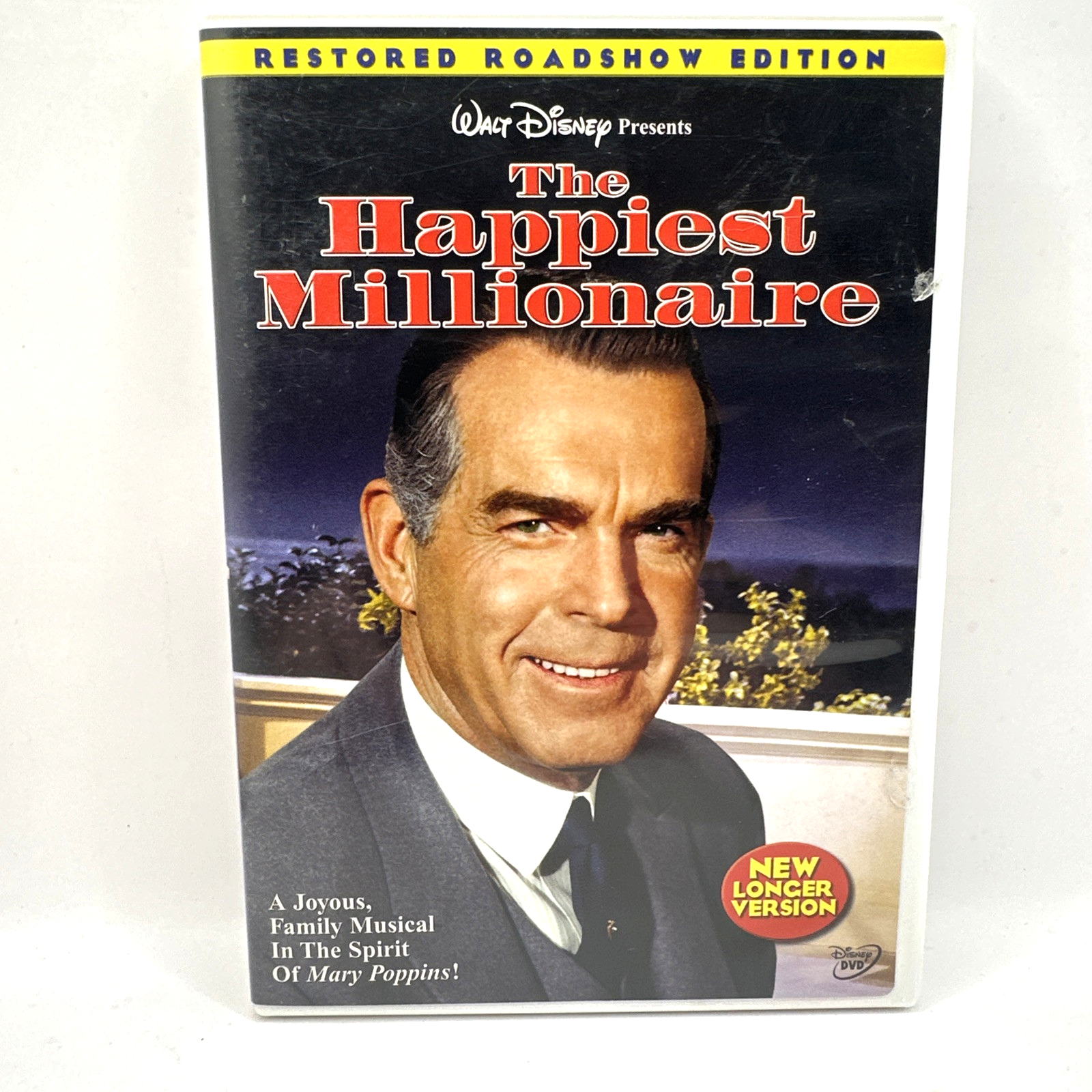 The Happiest Millionaire (DVD, 2004) Disney Long Version Roadshow Edition