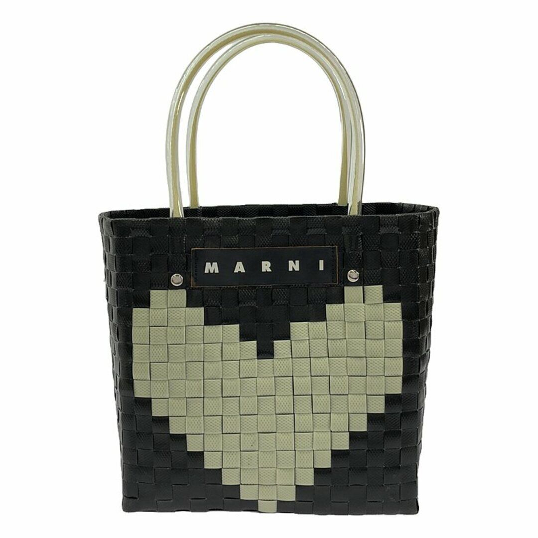 MARNI Market Love Mini Basket Bag Black Ladies Used KLDR-0 MARNI Market Love Mini Basket Bag Black Ladies Used KLDR-0