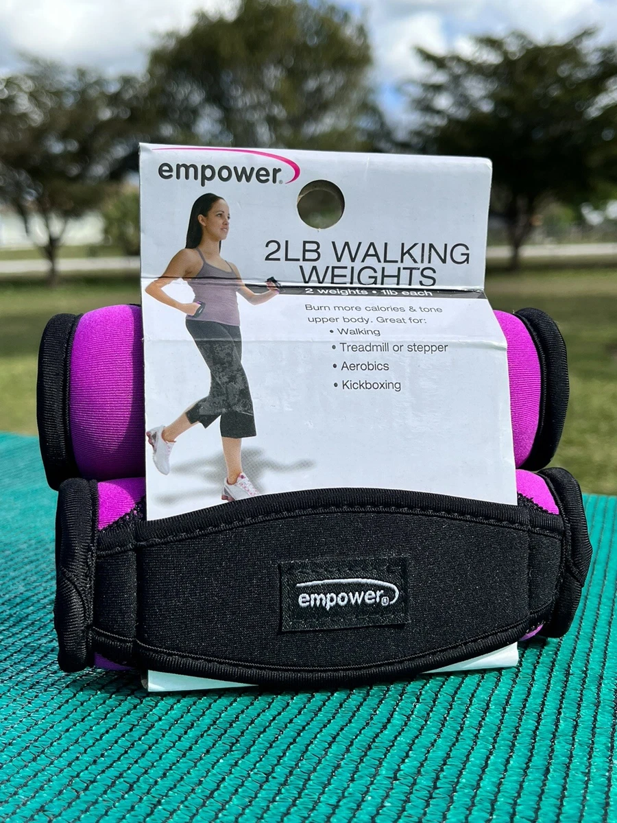 EMPOWER Hand Weights 1 Lb Pound Each 2lbs Total Walking Running
