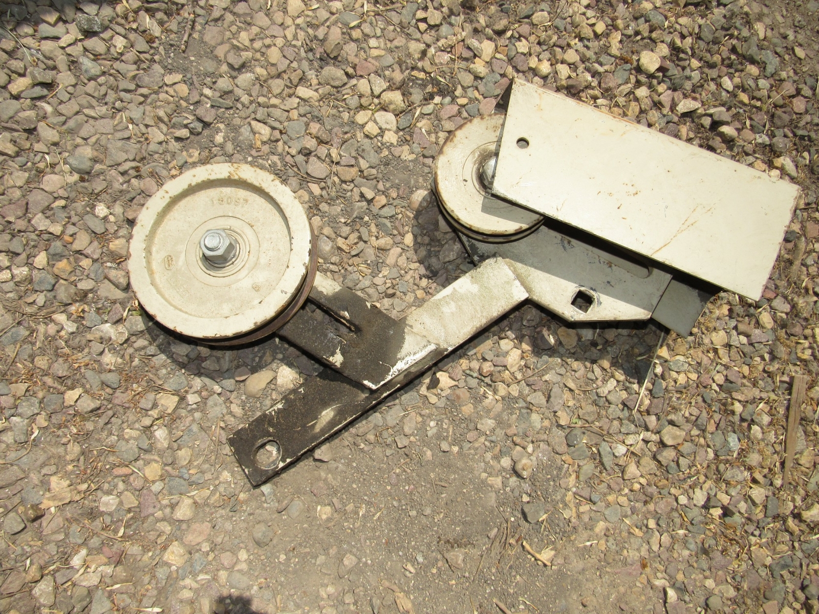 WOODS L59 BELLY MOWER DRIVE BELT TENSIONER BRACKET H OR C FARMALL