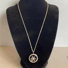MiaLisa Locket Necklace with Snowflake Charm NWT