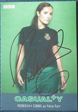 11157 Rebekah Gibbs as Nina Farr BBC Autogrammkarte original signiert