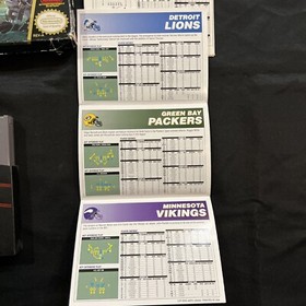 Nintendo NES Game: NFL Football. Cart, Box, Manual in Protective Case As Pics 🤪