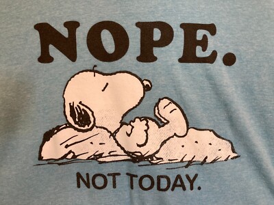 snoopy not today