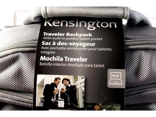 Neu Kensington K62581 15,6" Nylon Traveler Laptop Rucksack schwarz K62581 K26581CL - Bild 4 von 5