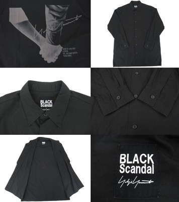 Black Scandal 20Ss Staff Shirt B Yohji Yamamoto Hn-B26-015 Size 4 