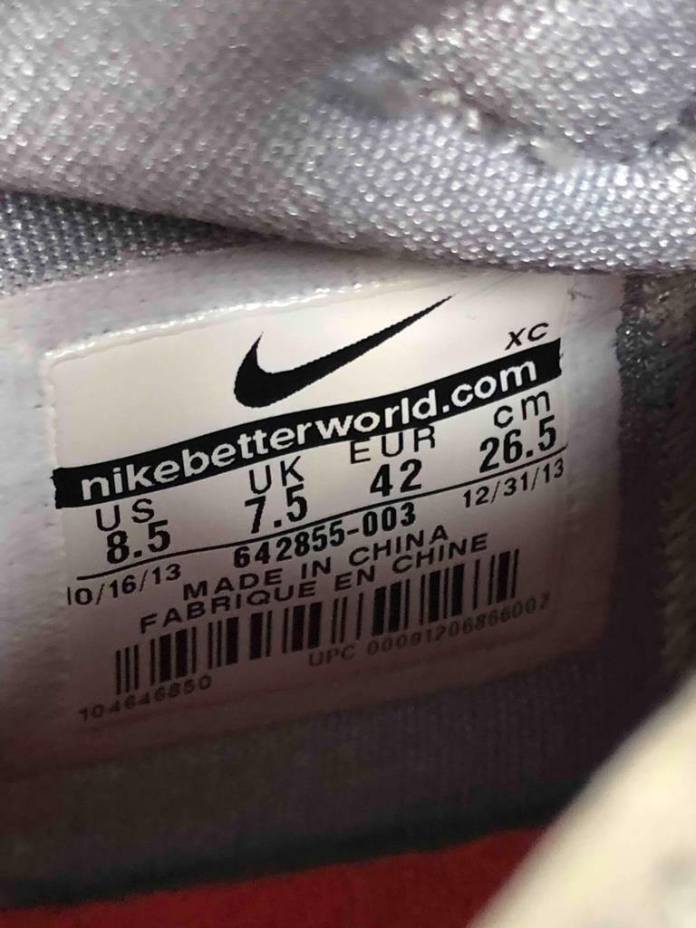 NIKE Men's Zoom Crusader Grey Outdoor Sneakers #642855-003 US 8.5