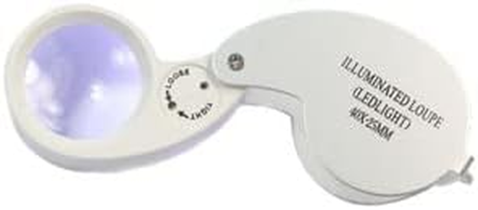 40X Pocket Jewelers Loupe with LED Light and Case eBay