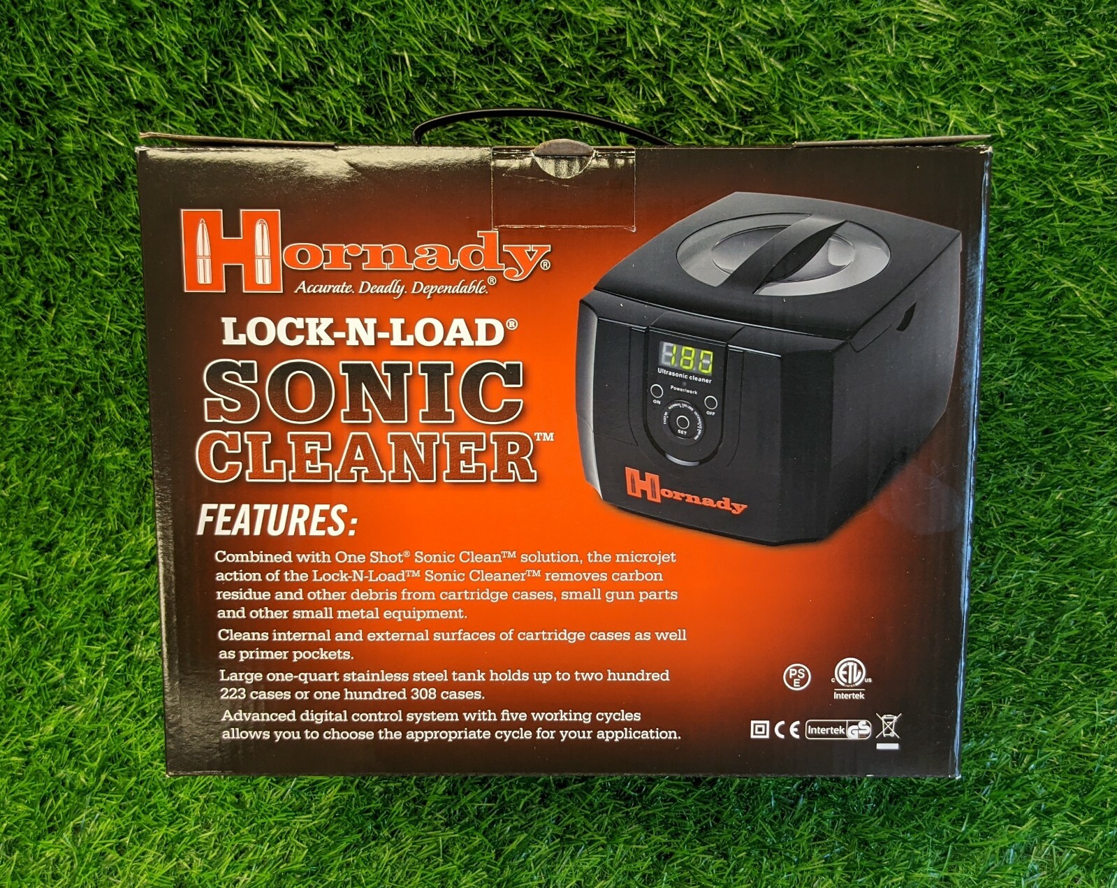 Hornady LOCKNLOAD Ultrasonic Case Cleaner, 1 Quart Tank, 110 VOLT