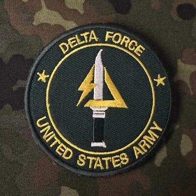 CYKOVISUALS DELTA FORCE 1st SFOD-D Round Embroidered Patch Hook/Loop MARSOC SPECIAL FORCES
