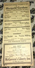 TONY ZALE V NATE BOLDEN-MW-BOXING PROGRAM-1937-SEE MY OTHER BOXING MEMORABILIA!