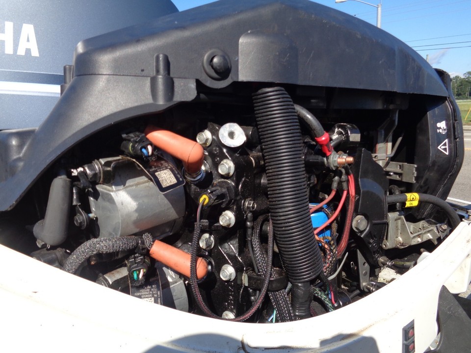 LOW HOUR LH 2014 115 HP EVINRUDE ETEC 25" OUTBOARD BOAT MOTOR etec 82