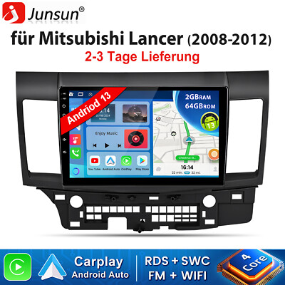 DAB+ Autoradio Für Mitsubishi Lancer 2008-2012 Android 15 GPS Navi WIFI Carpaly