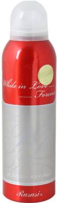 RASASI WHILE IN LOVE FOREVER DEODORANT SPRAY FOR WOMEN WITH FREE SHIPPING 200 ML