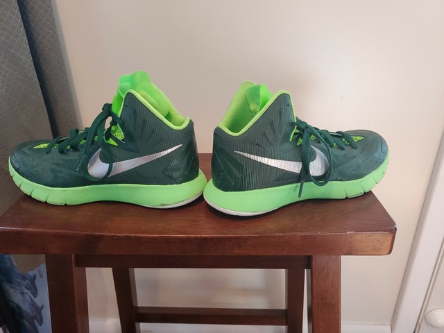 lime green nike basketball shoes