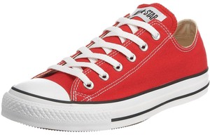 converse all star red and white