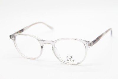 NEW LIFE IS GOOD WALLACE CRYSTAL CLEAR AUTHENTIC EYEGLASSES 48-22