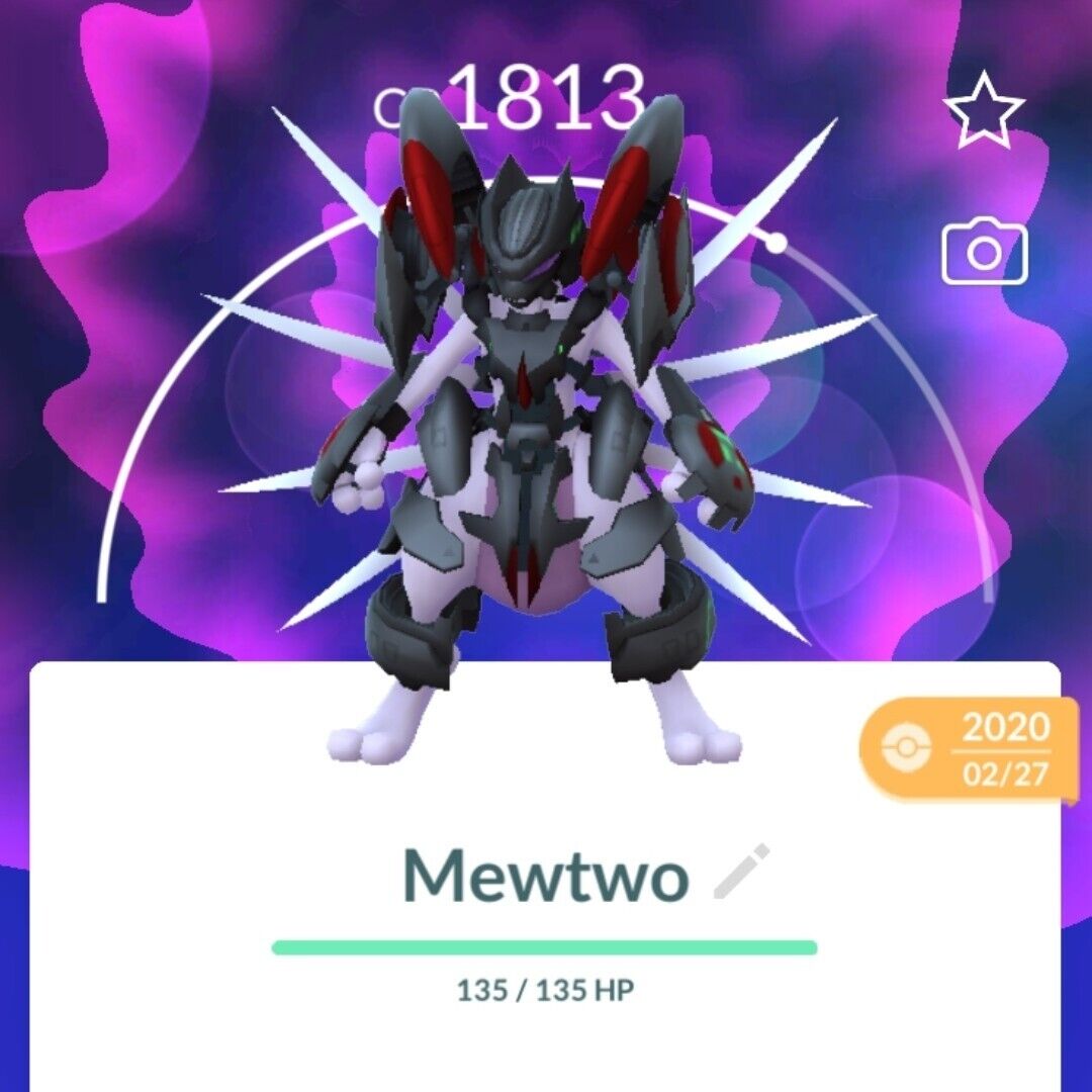 Pokemon Lendário Mewtwo De Armadura Nº 150 Pokemon Go