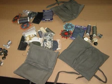 Original German Military Surplus Army Field Sewing repair kit w/ Case