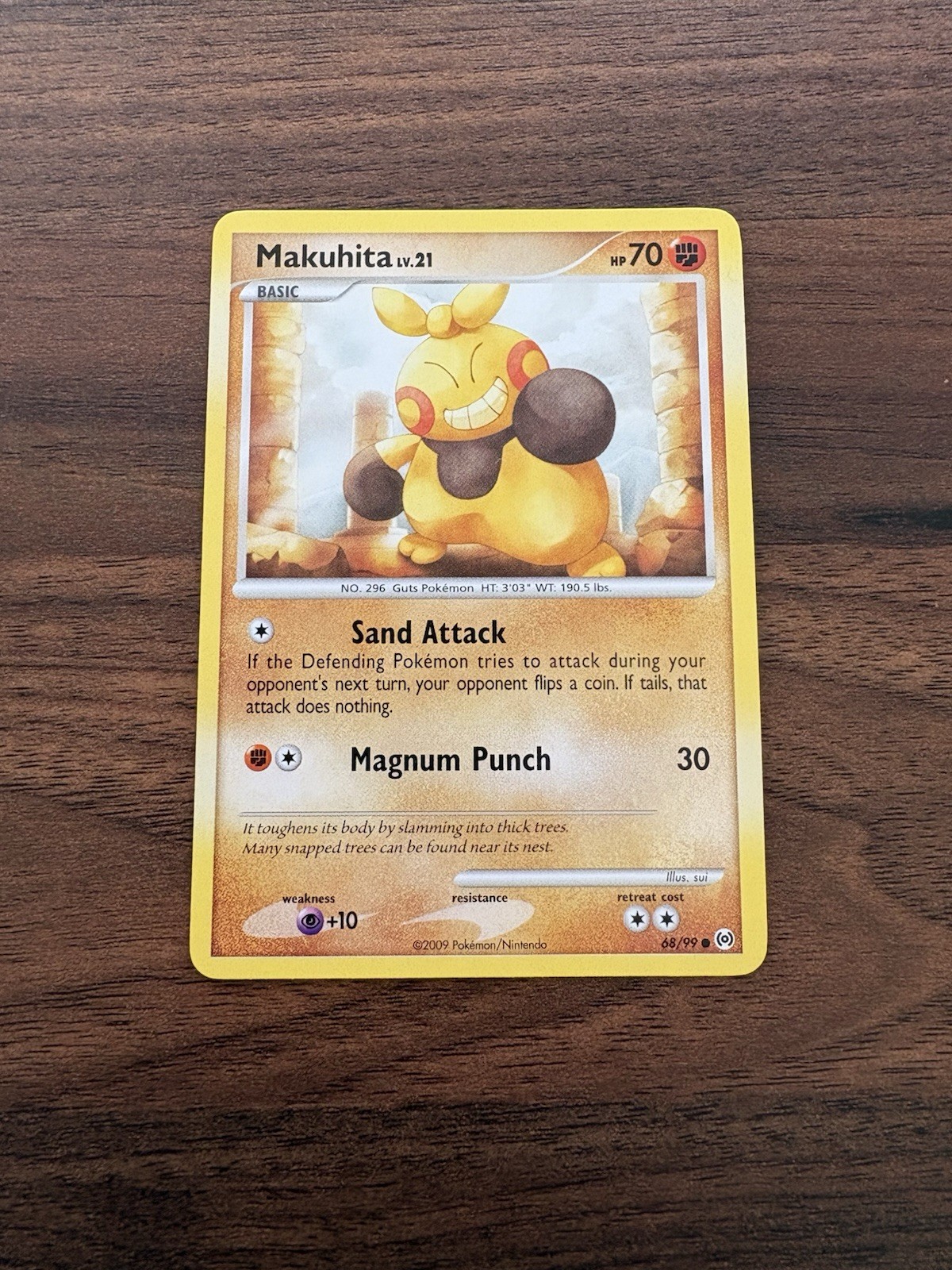 Makuhita 68/99 Common Pokemon Arceus Pokemon TCG Near Mint