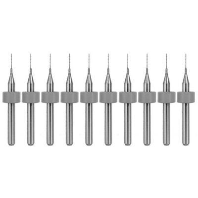 0.013'' (#81) Solid Carbide Drill Bit   10 Pack   CNC   Factory Resharpened