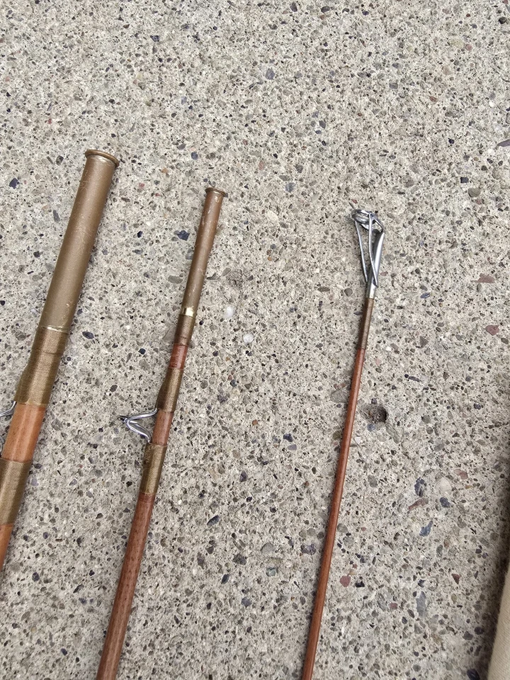 Vintage Wright/McGill Eagle Claw Trailmaster 7.5ft Spin/Fly Rod Vintage Case - Image 3 of 4