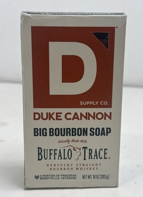 Duke Cannon Big Brick Soap Bar for Men 10oz American Bourbon Buffalo Trace